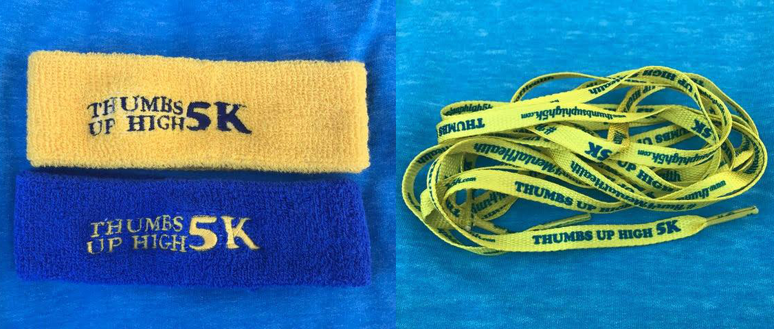 Thumbs Up Sweatbands and laces